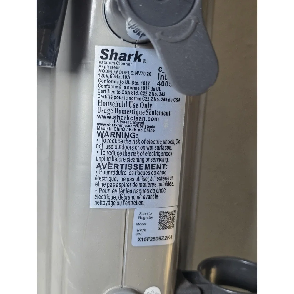 SHARK NAVIGATOR DLX NV70 VACCUM REPLACEMENT body assy upgrade to janitorial
